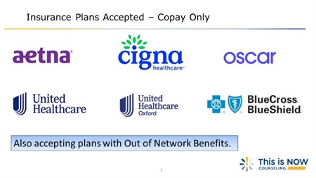NOW Accepting Insurance - Horizon BCBSNJ, Aetna, Cigna, Oscar Health, Oxford and United Healthcare